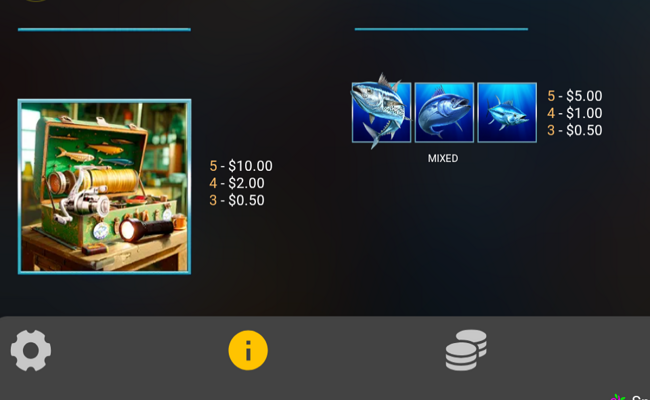 super tuna overload paytable 5