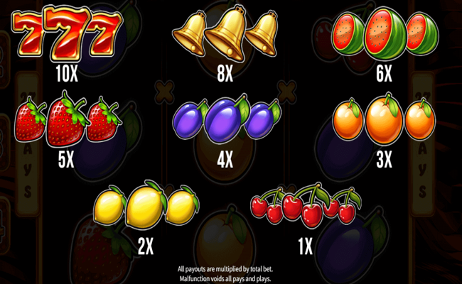 super wild 27 paytable