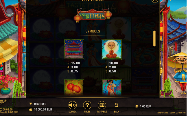 taste of china paytable1