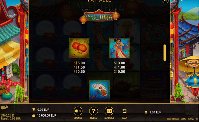 taste of china paytable2