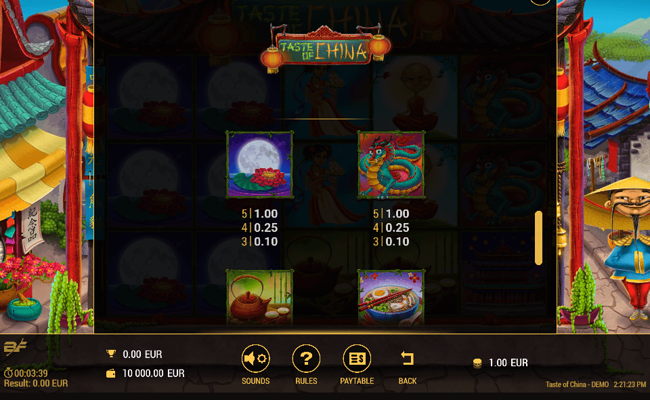 taste of china paytable4