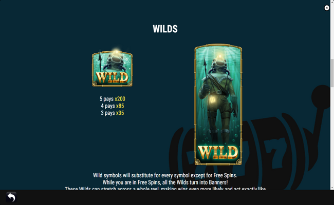 the captains quest paytable 3