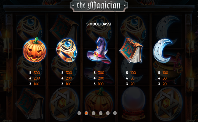 the magician paytable 2
