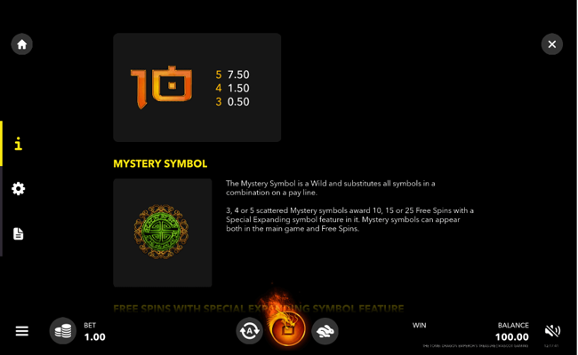 the tomb paytable3