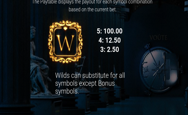 the vault paytable 3