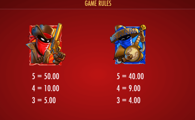 the wildos paytable 1