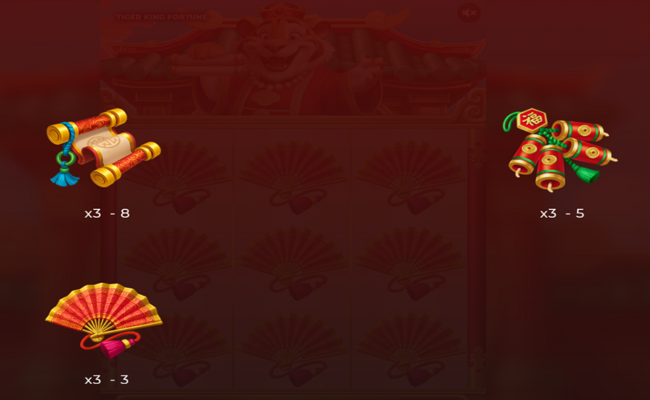 tiger king fortune paytable 2