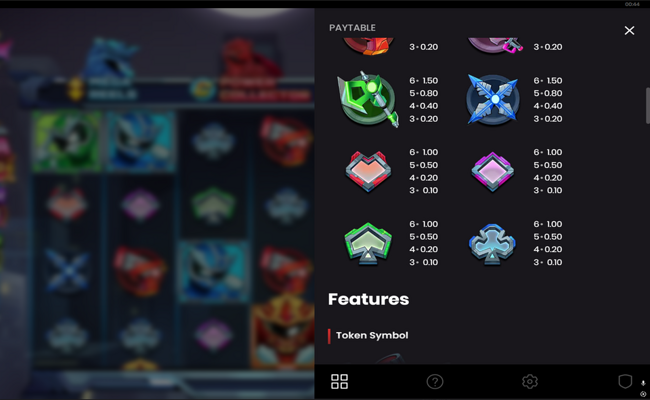 triple rampage paytable 2