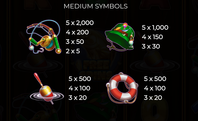 trouts treasure countryside quest paytable 1