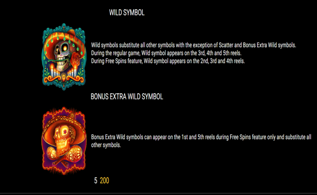 un dia de muertos paytable