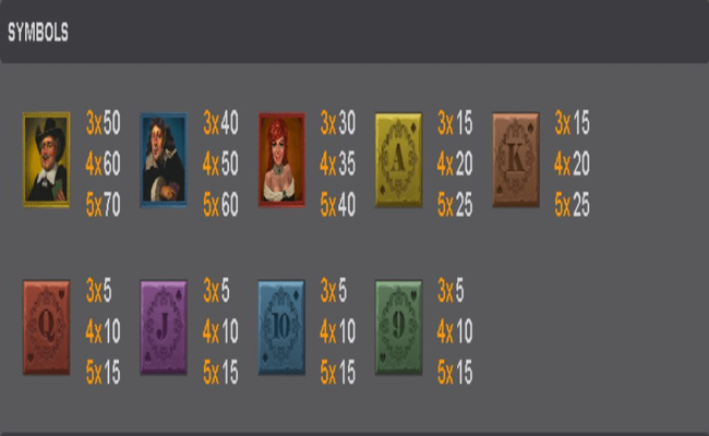 vampire call paytable