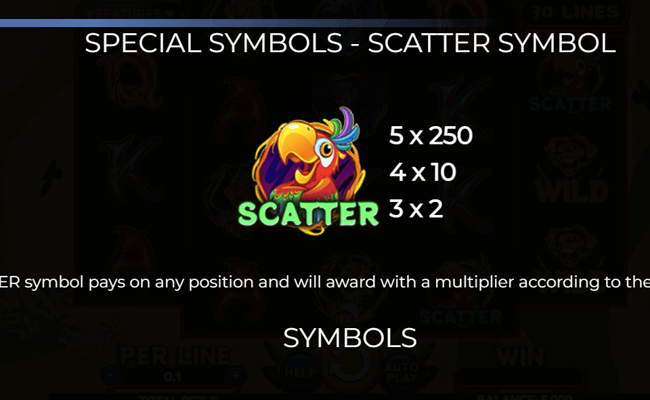 wacky monkey paytable 2