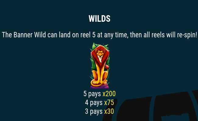 where the wilds are paytable 4