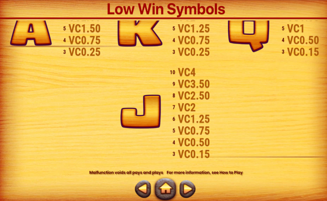 wild flow paytable 6