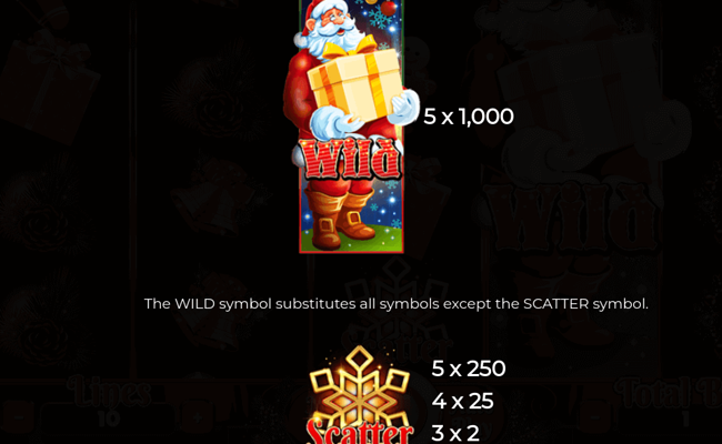 wild santa paytable 1