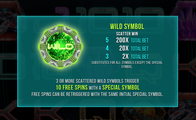 wild warp paytable 1
