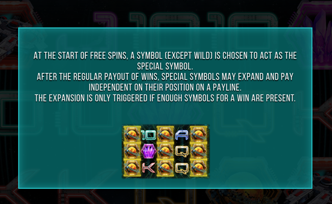 wild warp paytable 2