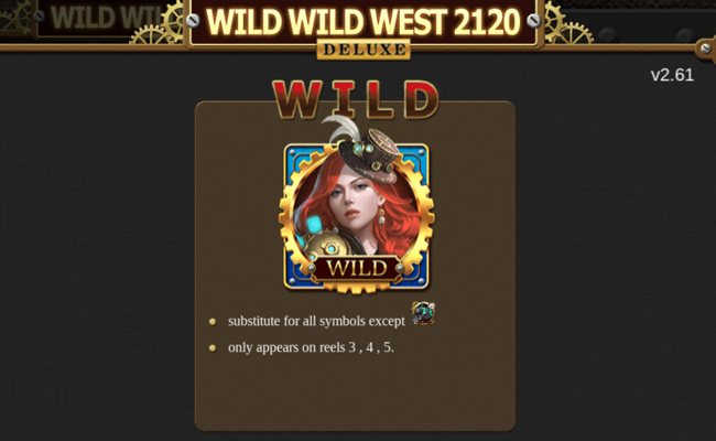 wild wild west deluxe 2120 paytable 1