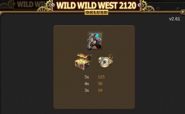 wild wild west deluxe 2120 paytable 4
