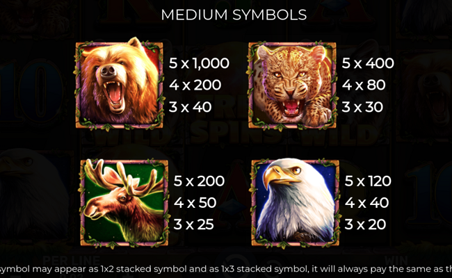 wolf fang eclipse paytable 1