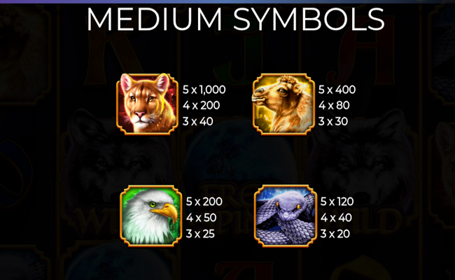 wolf fang nights of magic paytable 1
