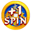 3 coin golden peacock blue spin scatter symbol