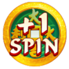 3 coin golden peacock green spin scatter symbol