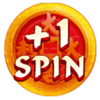 3 coin golden peacock red spin scatter symbol