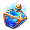 3 witchs lamp blue symbol