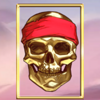 8 golden skulls of holly roger megaways scatter 1 symbol