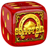a fistful of coins dice scatter symbol