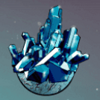 alien planets blue scatter symbol
