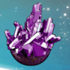 alien planets purple scatter symbol