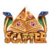 badge of ra hold and win scatter symbol