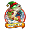 big bass christmas frozen lake scatter symbol