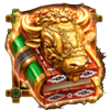 book of majestic wild buffalo symbol scatter