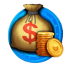clover fortune scatter bag symbol