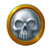 coins of halloween hold and win scatter symbol