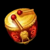 dancing drums scatter symbol