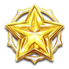 diamond supernova 100 scatter gold star symbol