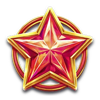 diamond supernova 100 scatter red star symbol