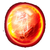 fire blaze orange wizard scatter 2 symbol