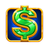 fruits and gold scatter dollar symbol