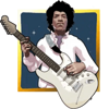 jimi hendrix powerpoints guitar man symbol
