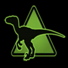 jurassic park velociraptor scatter symbol