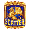 king and flame scatter symbol