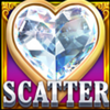 latin heart scatter symbol