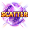 miss cherry wild frames disco ball scatter symbol