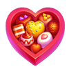 piggy bonanza xmas heart symbol