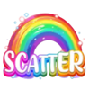 rainbow fruit flowin scatter symbol